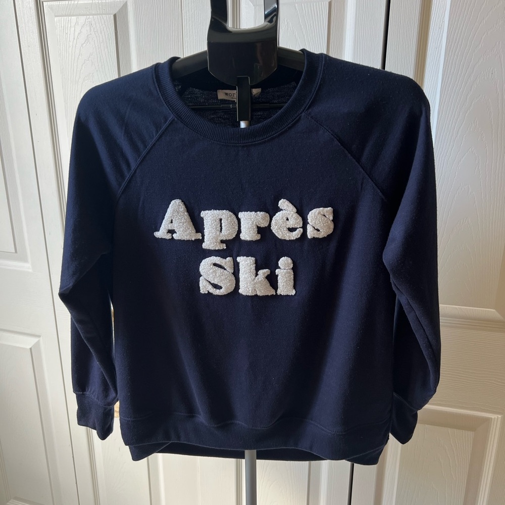 Workshop Republic Clothing Dark Blue Sweatshirt. Cozy, Comfortable, Super Soft!